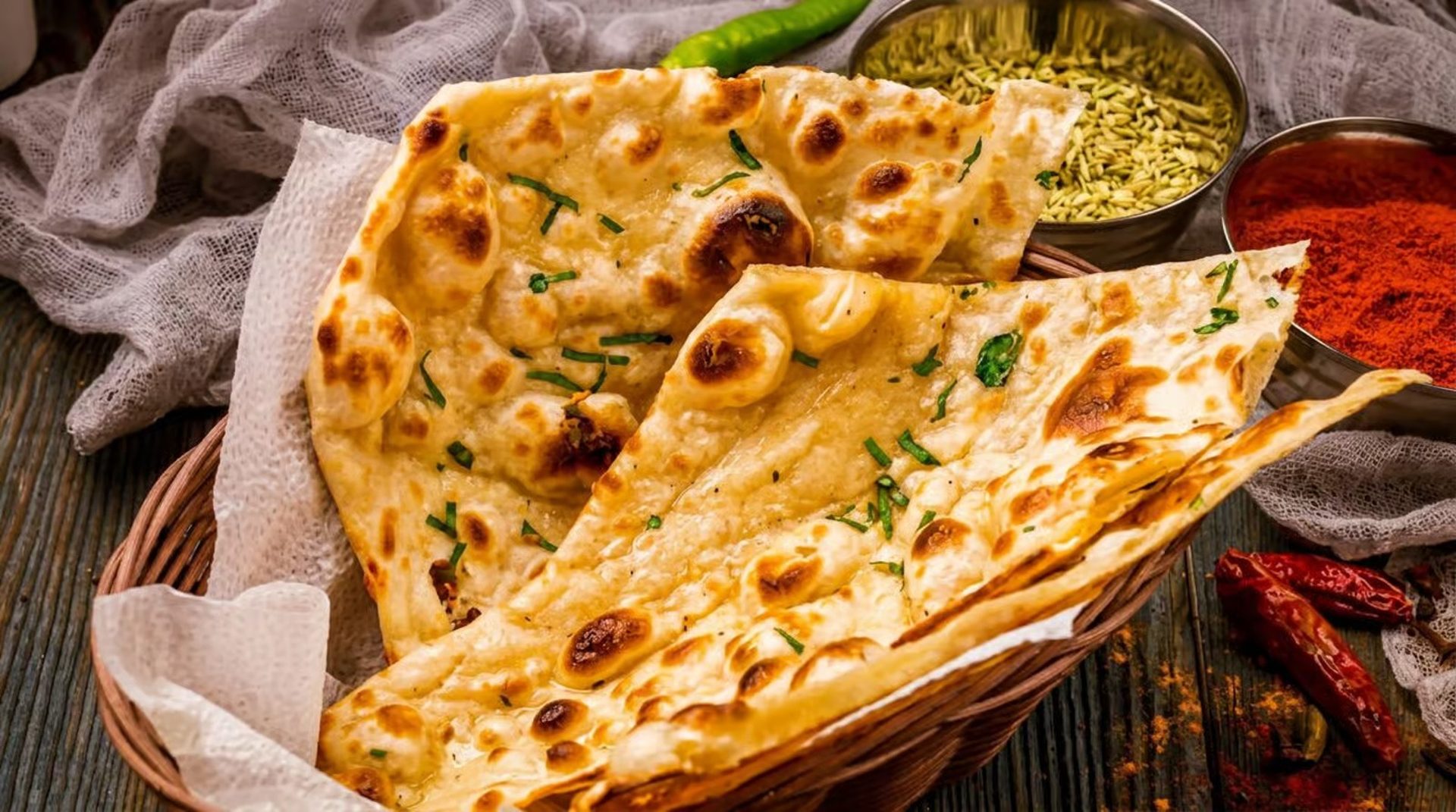 Authentic Indian food, one menu